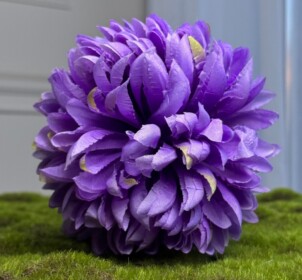D83 Хризантема искусственная Премиум №1 d=14 cm. h=8,5 cm, 12 штук