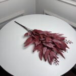 Кремово-бордовий